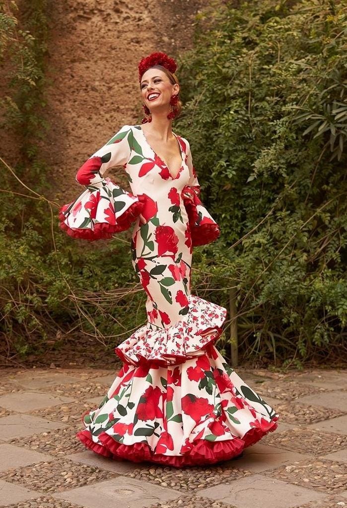 Flamenco dress by the designer Rosa Pedroche 1