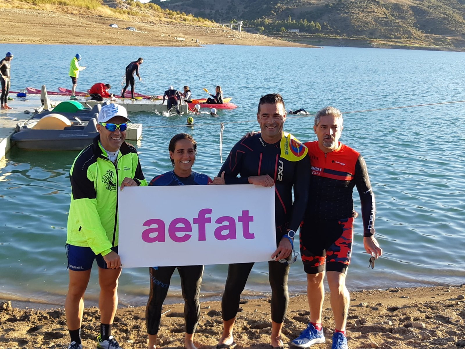 reto Titán Cádiz para Aefat nadadores