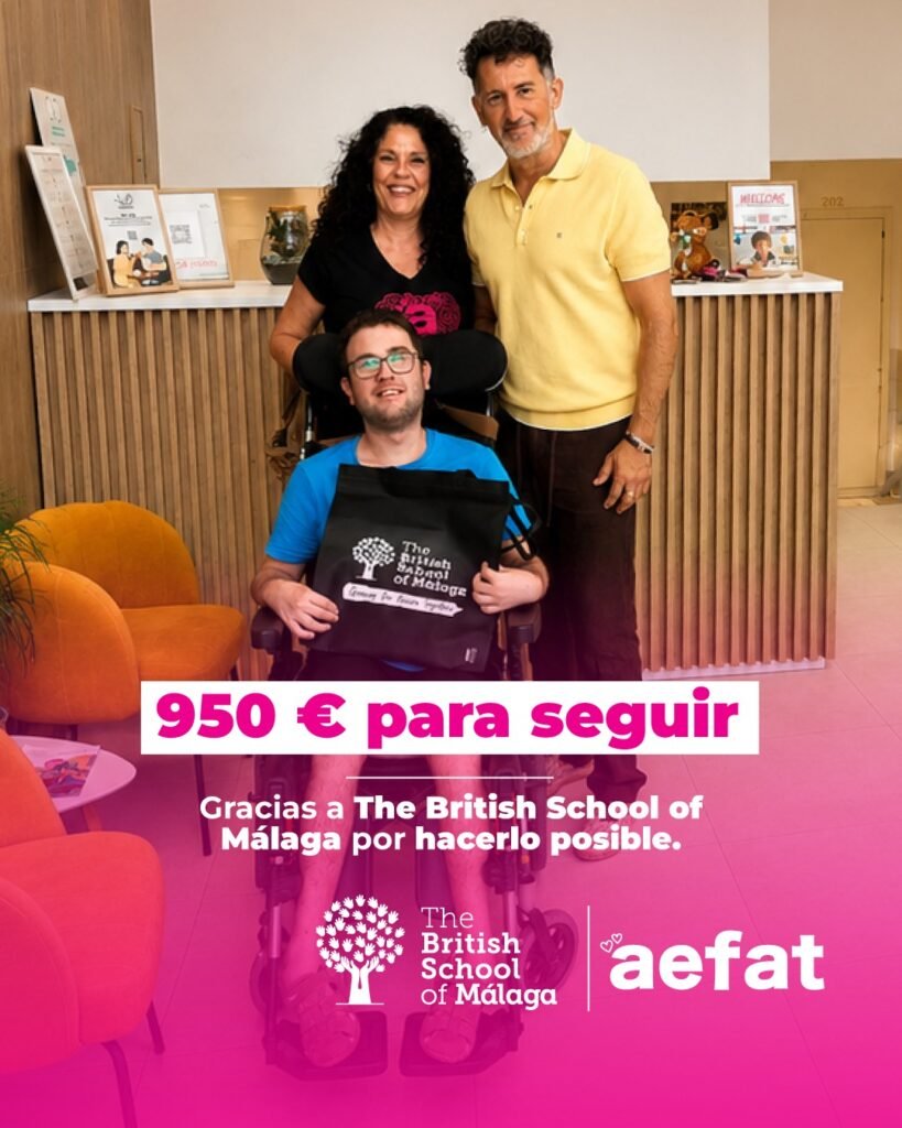 950€ para seguir. Gracias a The British School of Malaga por hacerlo posible